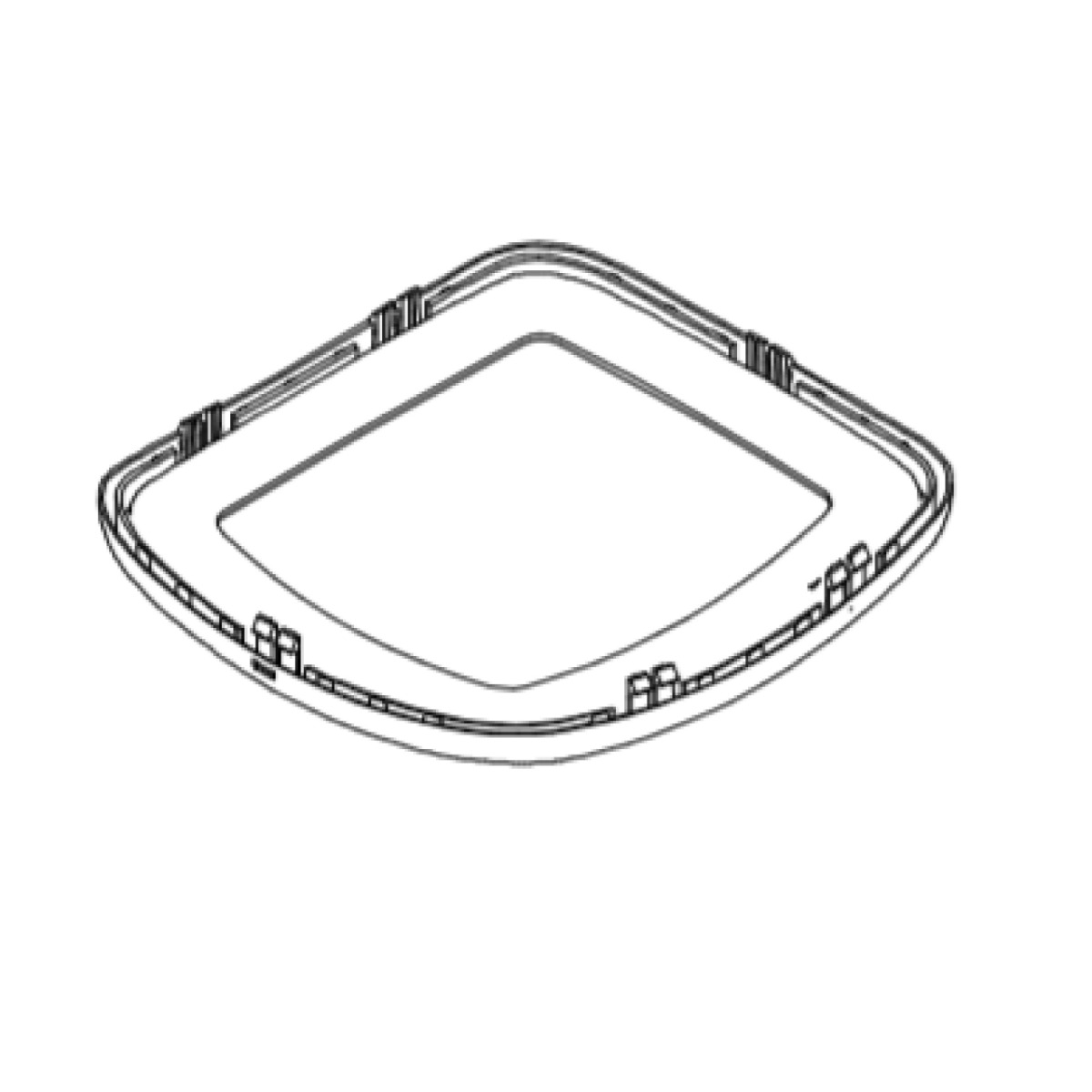 Freightliner MEK 154153327 Heated Convex Mirror