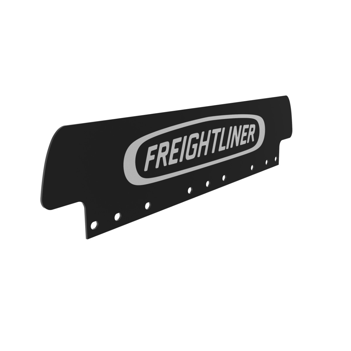 Freightliner 22-58864-001 Quarter Fender Mud Flap, Black, Freightliner Logo
