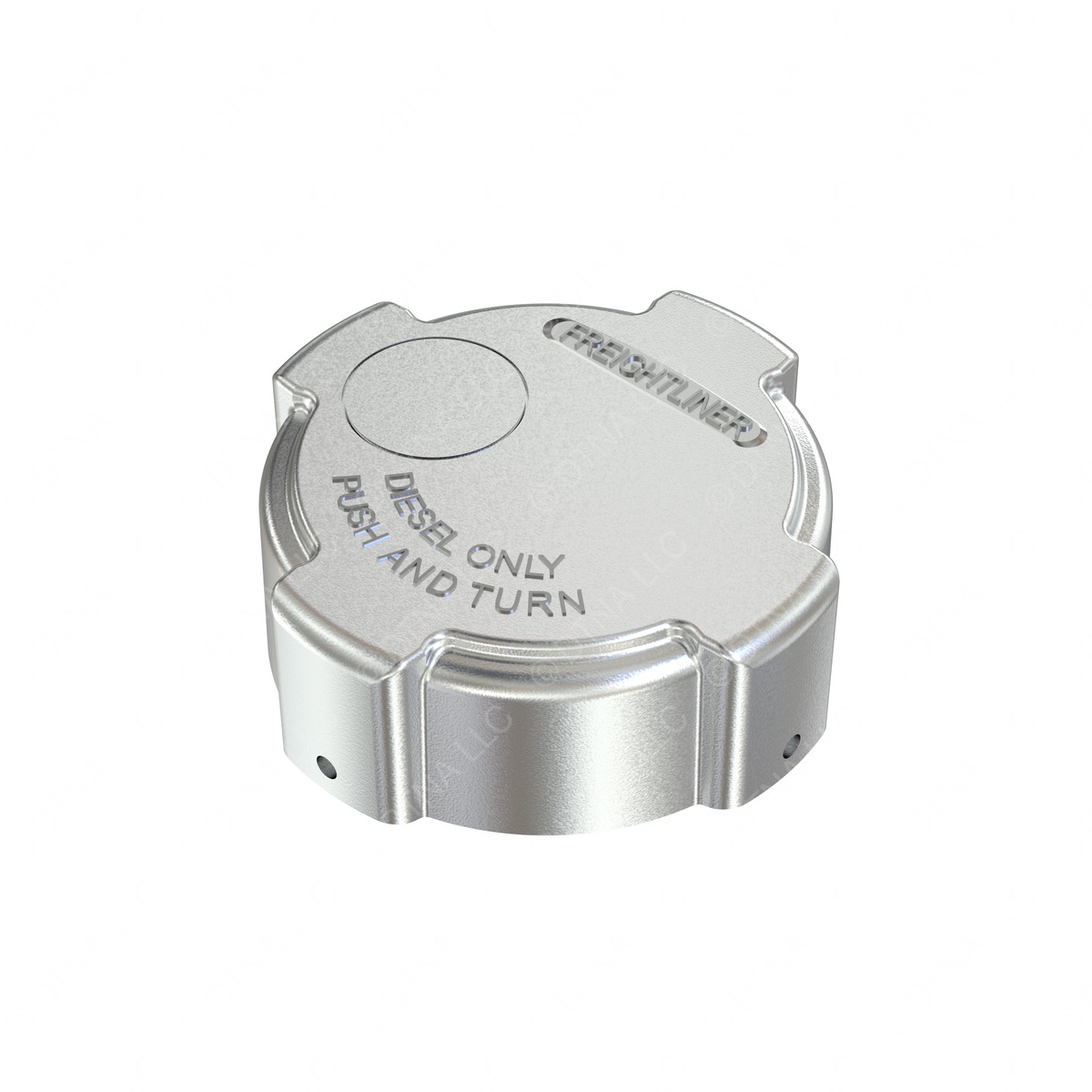 Freightliner 03-37017-000 Fuel Cap, Quarter, Plain, No Lock