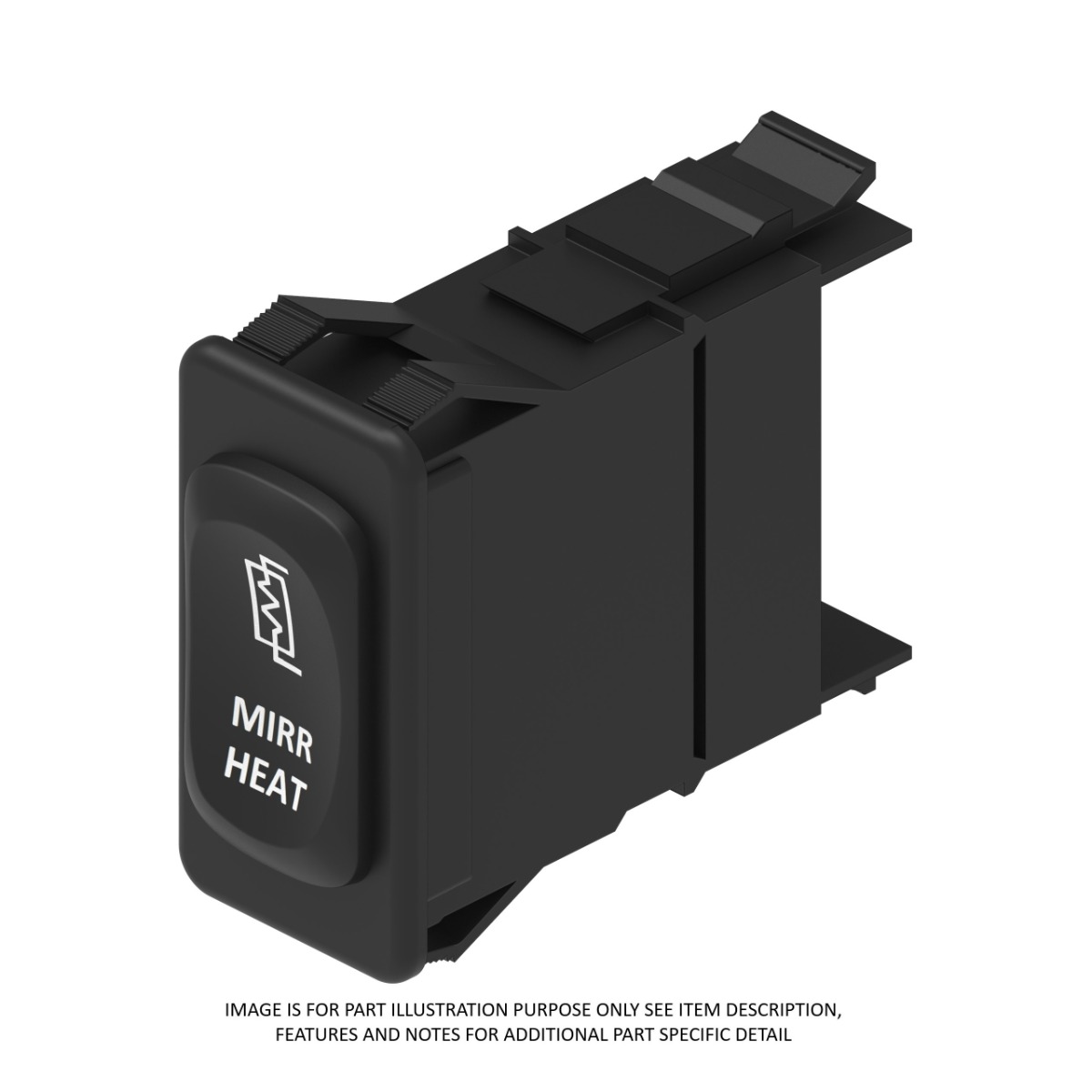Freightliner A06-30769-002 Mirror Heat Rocker Switch, Single Pole Single Throw