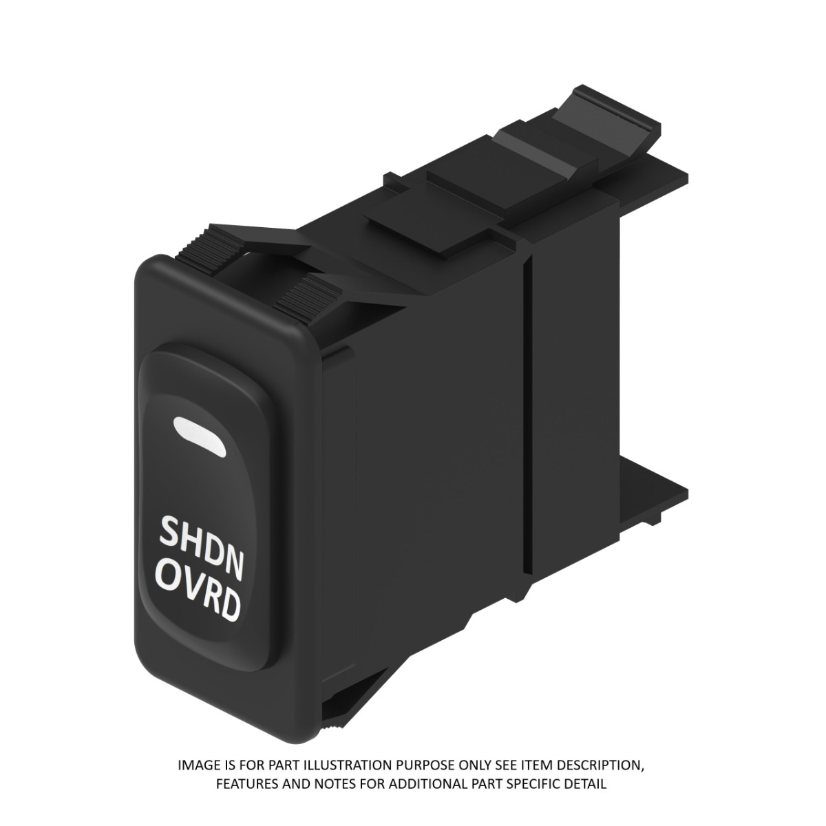 Freightliner A06-30769-015 Rocker Switch, Shutdown Override