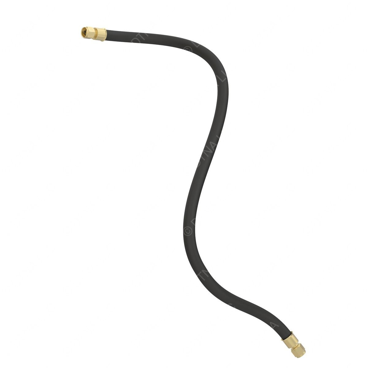 Freightliner 12-21021-044 Hose- #8, C/B, (2)SAE 45 Swivel End, 44in