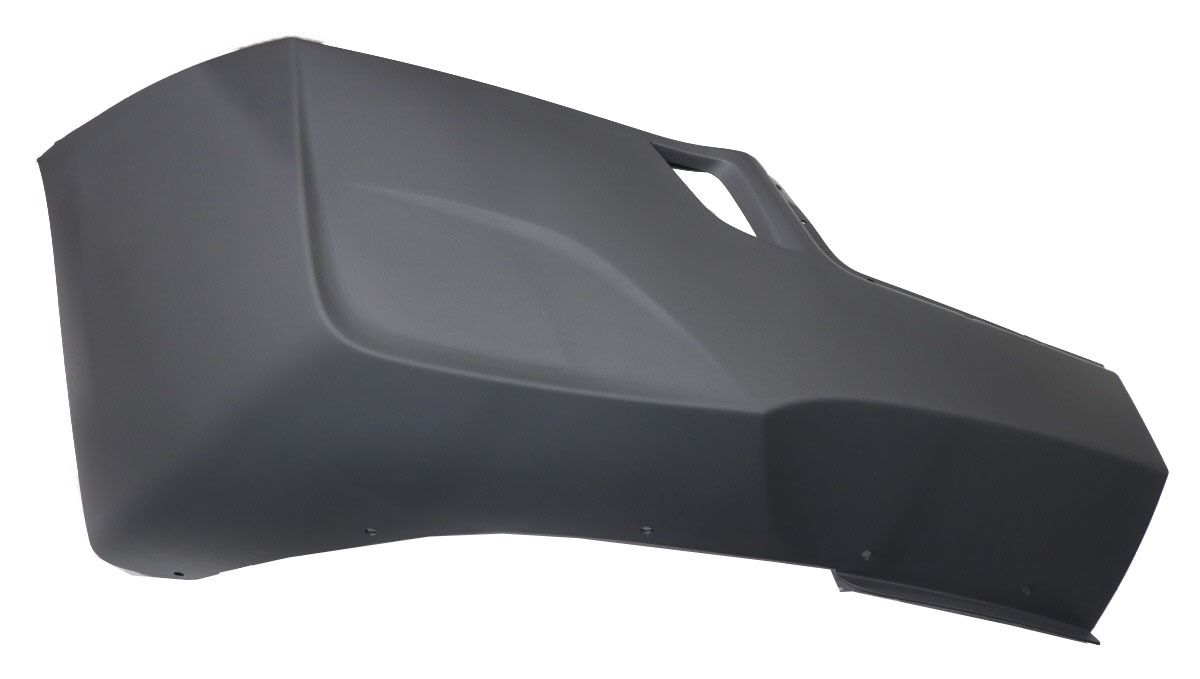 Wheeler Fit 1503-0078 Cap, Bumper End (Gray) Without Fog Light Cutouts - Without Air Dam Mounting - Right - Same as Freightliner 21-29100-009