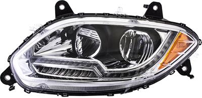 Wheeler Fit 5201-0033 Headlamp LED (Chrome Performance Style) - LH - Same as International 4049967C99