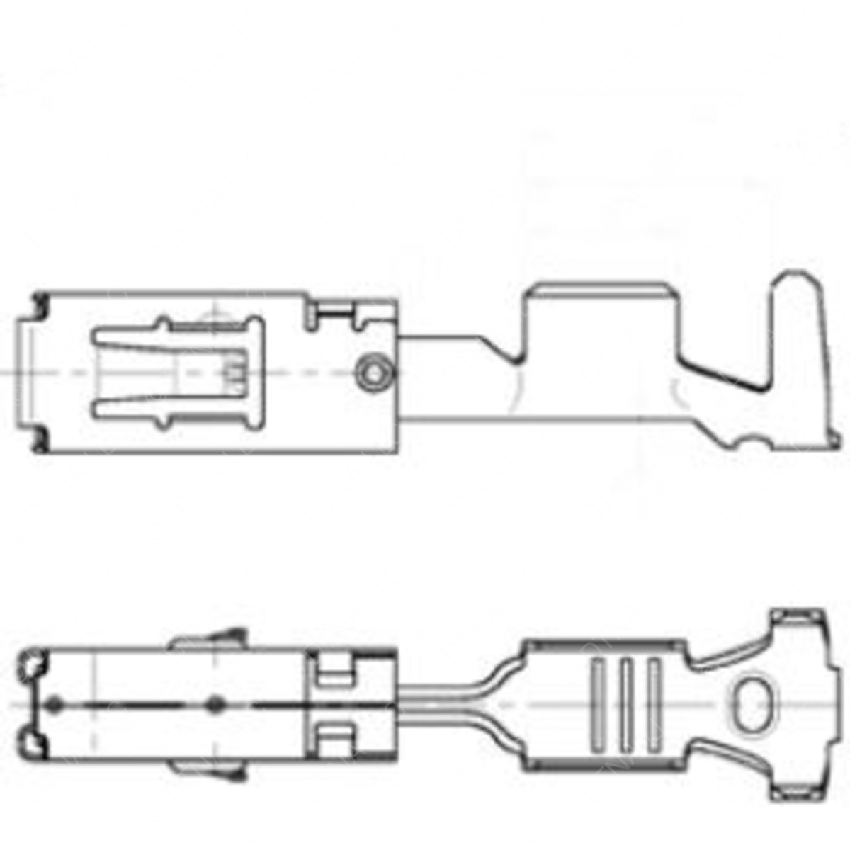 Freightliner 23-13209-260 Connector - Terminal, MCP2.8S, 0.5-0.8