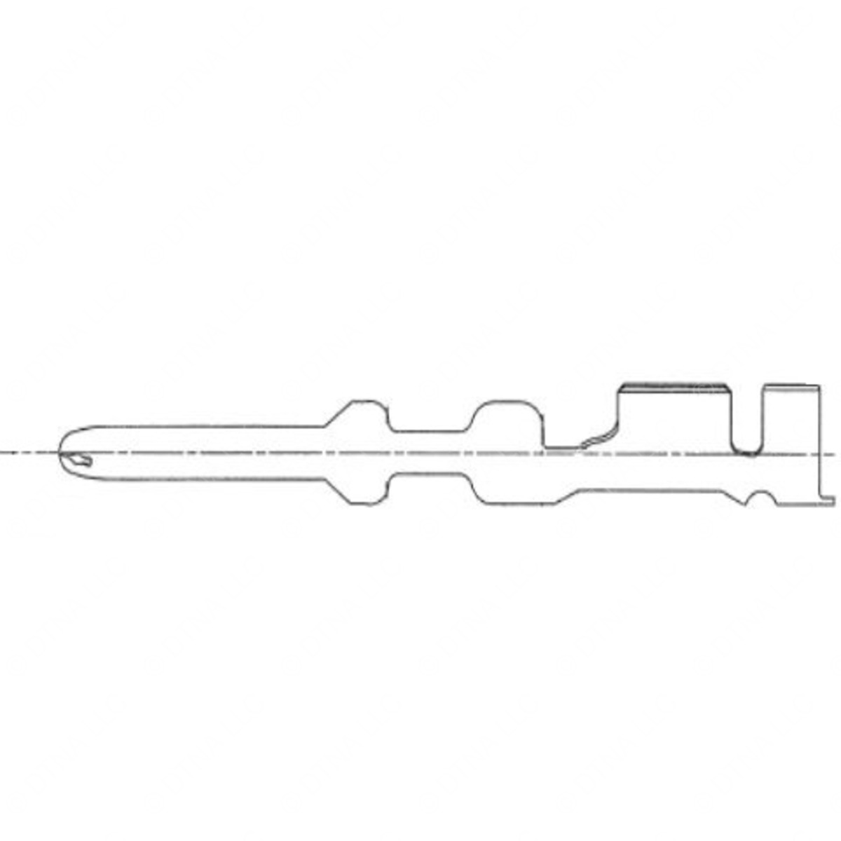 Freightliner 23-13211-411 Connector Terminal, Male, M1.6, 1-2 (16-14)
