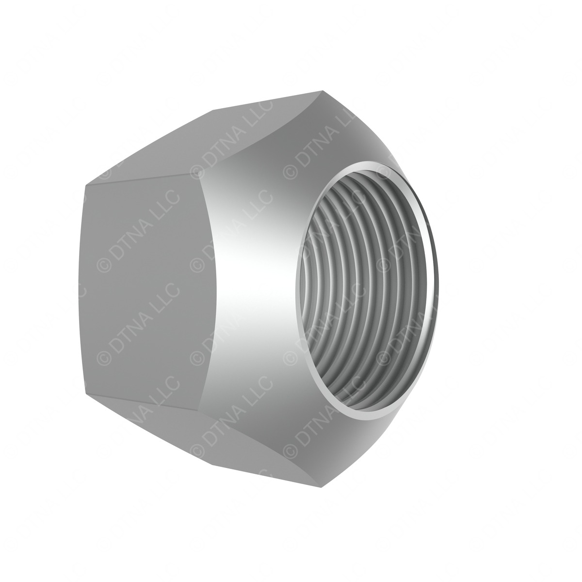 Freightliner 23-13833-112 Lock Nut, Hex, 3/4-10, Grade 8, Zinc, Aluminum
