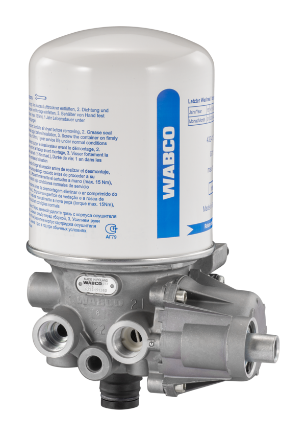 WABCO RWABK118 Air Dryer, AD-SysS Regen-w/TCV