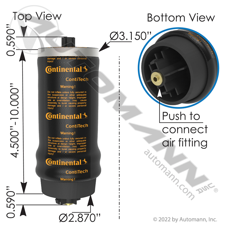 Continental 569.CT67638 Continental Air Spring Cabin
