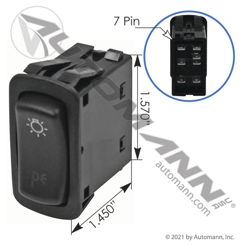 Automann 577.62514 Headlamp Switch Mack