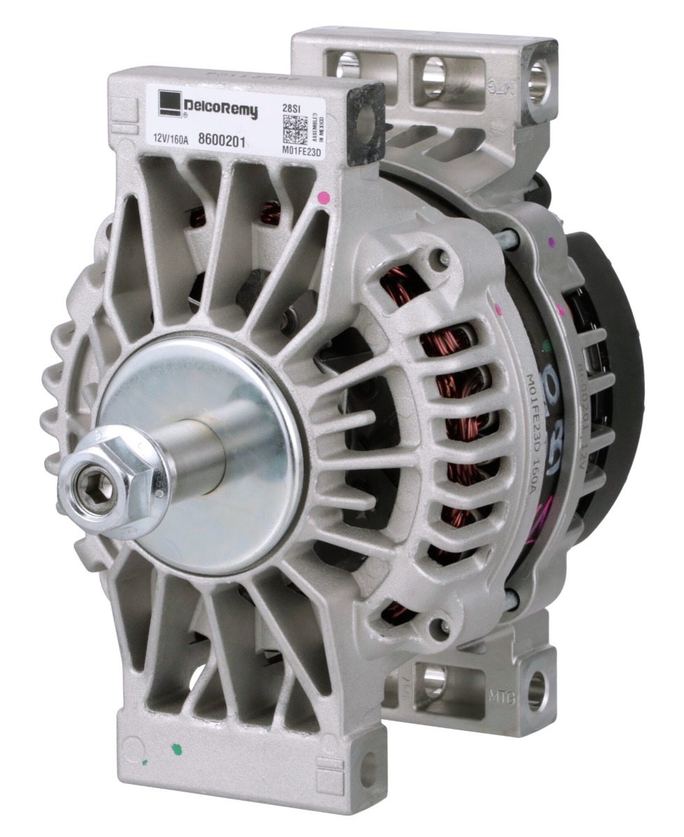 Delco Remy 8600201 Alternator, 28SI, New, 12 Volt, 160Amp