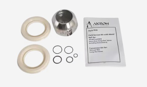 Akron Brass 91460001 Valve Service Kit for 2.5" Swing-Out Valves, including stainless steel ball