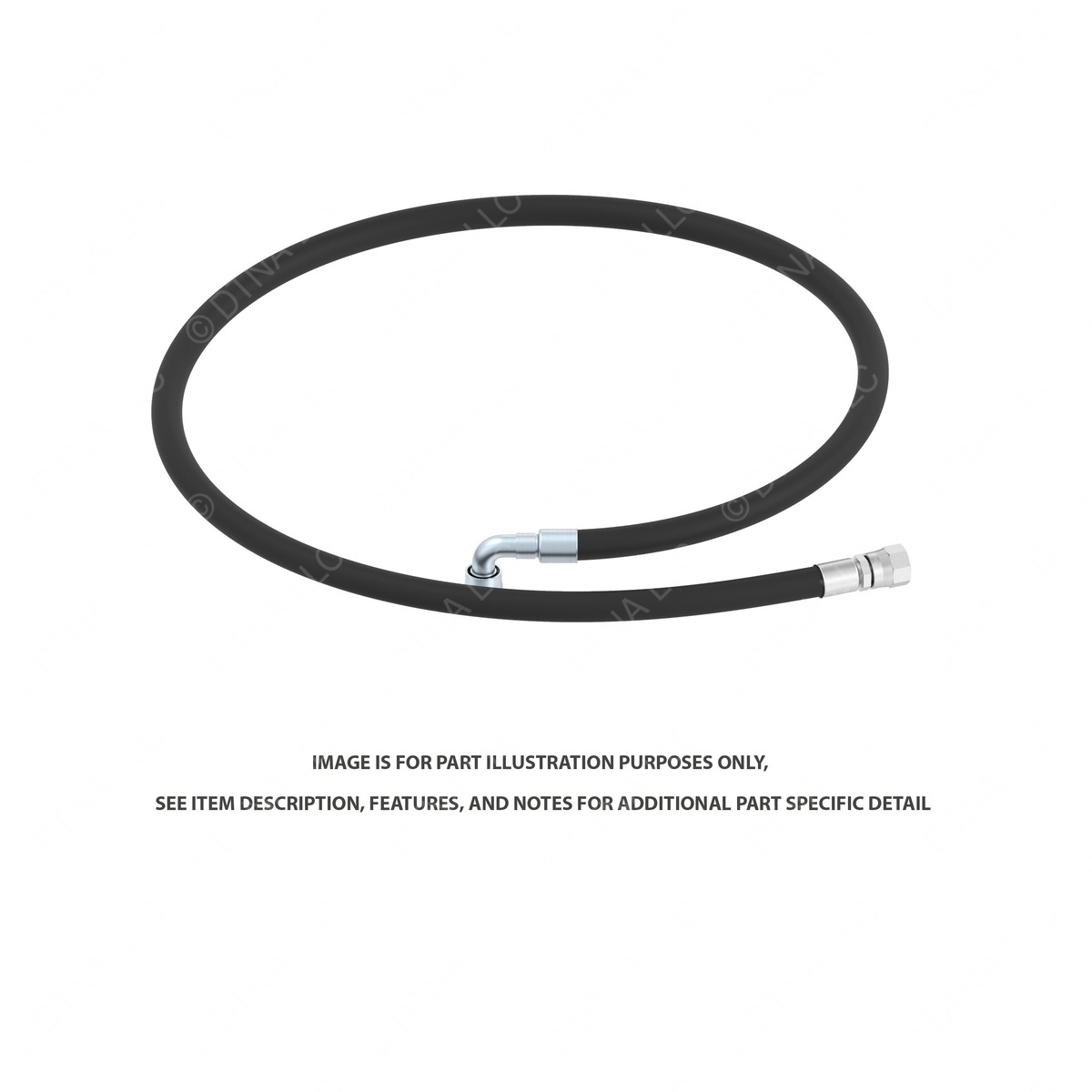 Freightliner A12-25822-030 Hose Assembly, Compressor Discharge, 214HT 90D