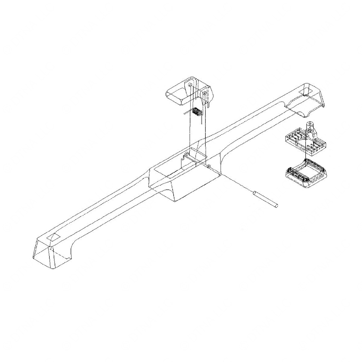 Freightliner A   680 720 05 75 Inner Door Handle