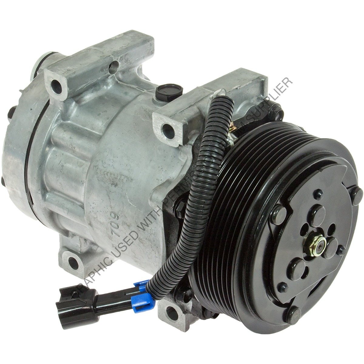 Alliance ABP N83 2025 04485 - A/C Compressor SD7H15, PV8, 119mm, 8 Groove, GH Head, 12volt