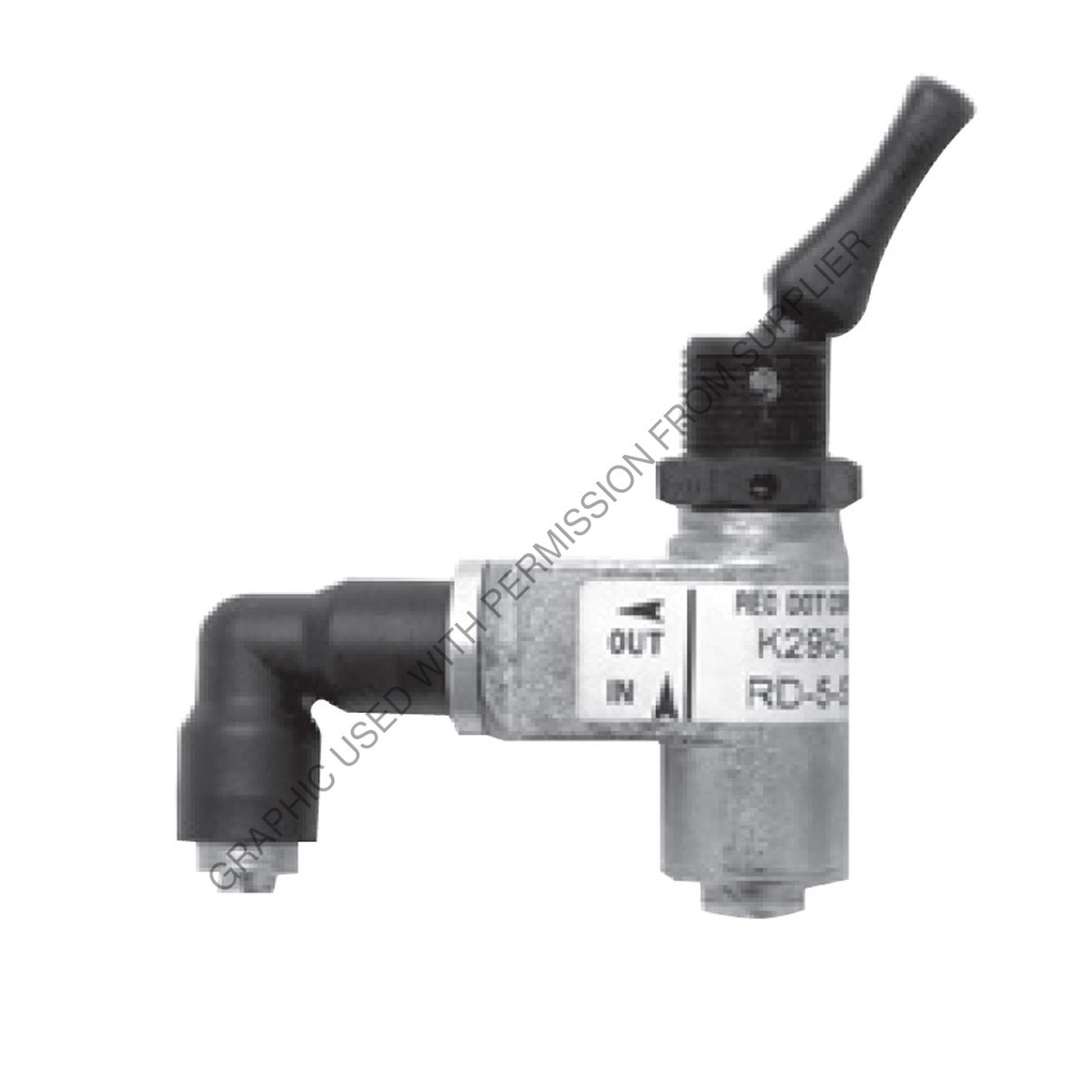 Alliance ABP N83 322090 Air Switch, 1/4in Quick Connect