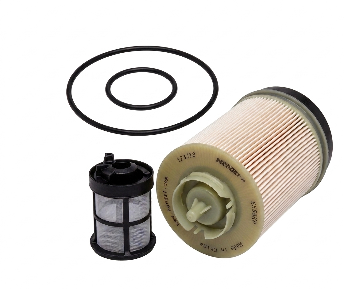 Hengst E558KP-D924 Fuel Filter Cartridge with Gaskets