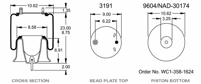 Firestone W01-358-9781 Air Spring