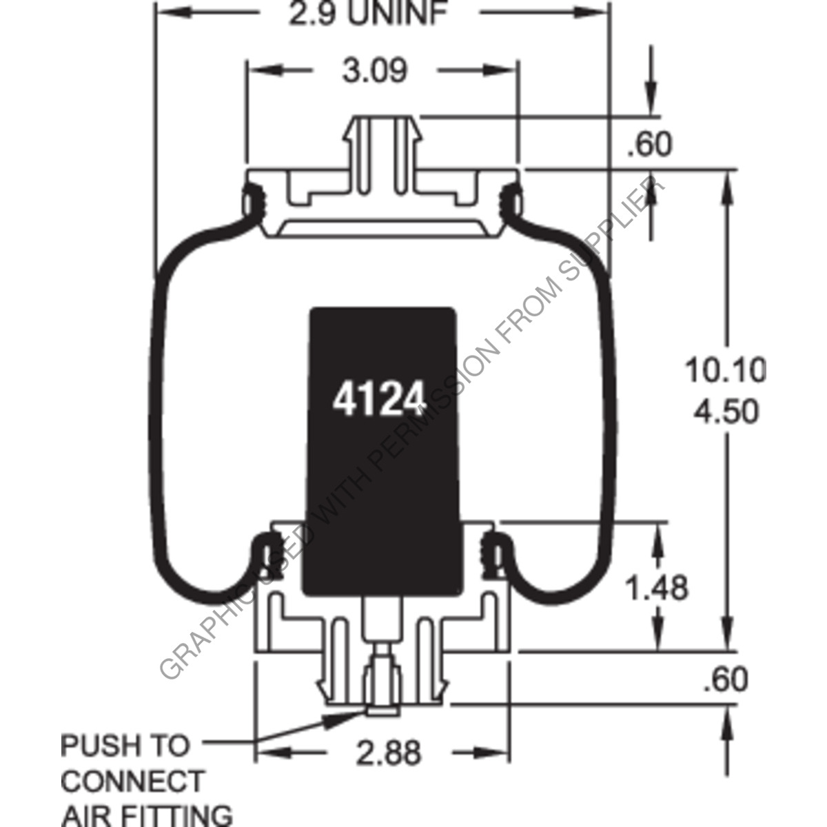 Firestone W02 358 7205 Air Spring