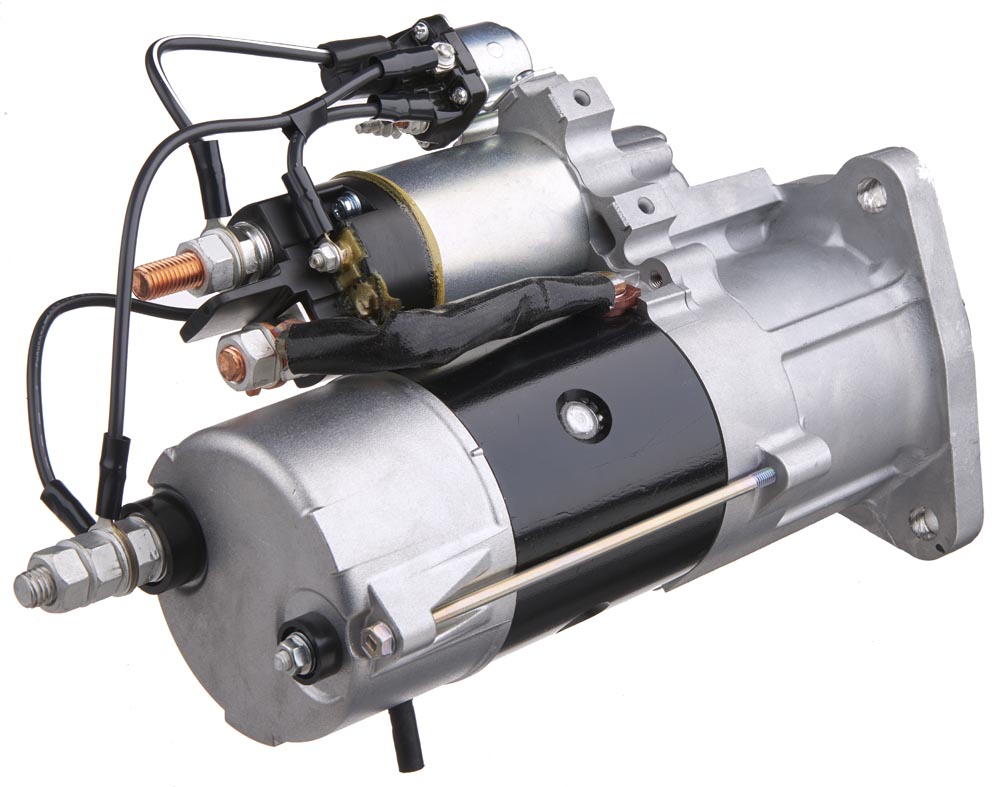 Mitsubishi Electric FL0189 Starter Motor, 12V, DD13 & DD15 Engines