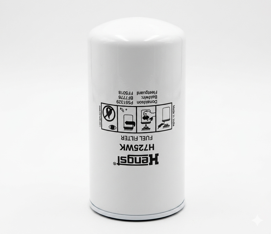Hengst H725WK Fuel Filter, Spin-On