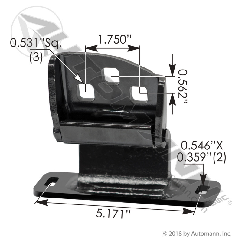 Automann HLK2820L Door Hinge Upper LH Freightliner