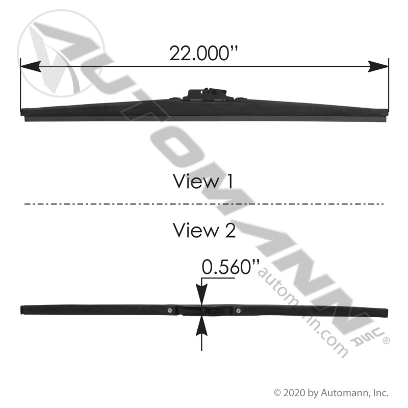 Automann HLK8522 Wiper Blade Winter 22in