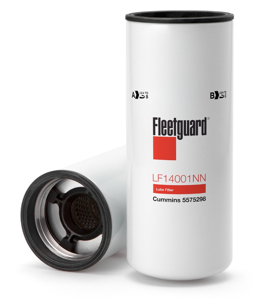 Fleetguard LF14001NN Lube Filter, Spin-On, NanoNet