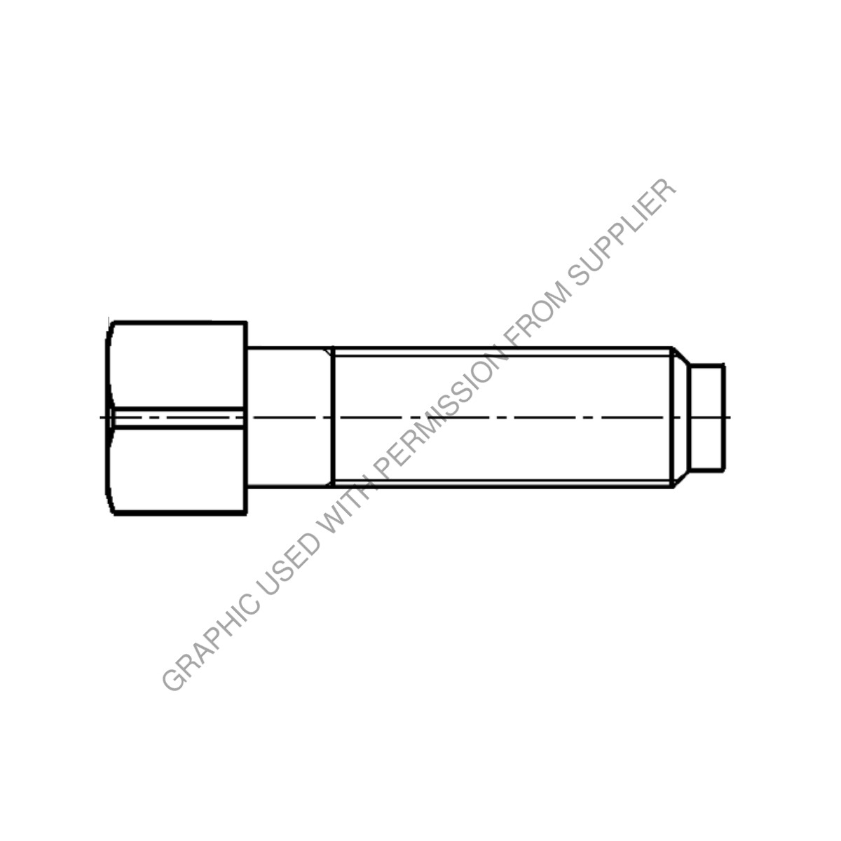 Freightliner MBA 3873320471 Stop Bolt, M16x1.50