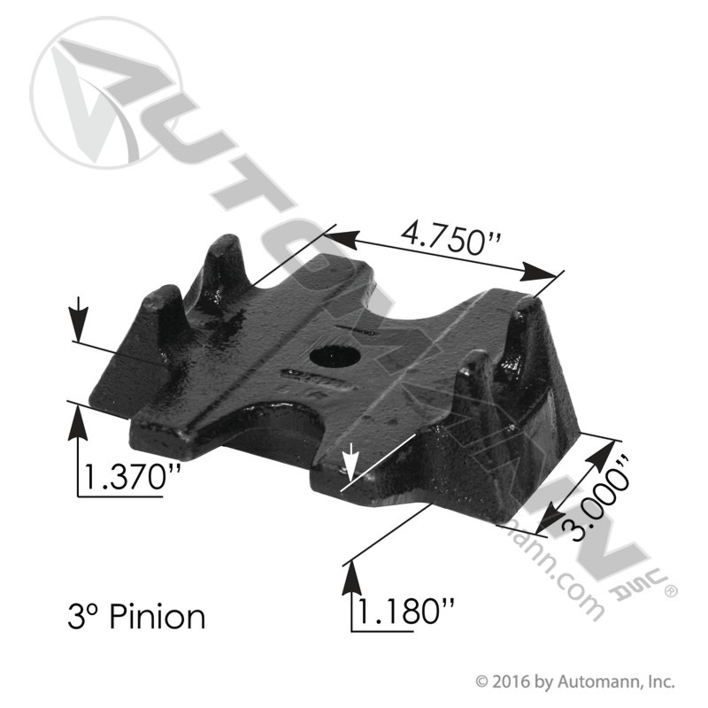 Automann MFL4649 Axle Seat Freightliner