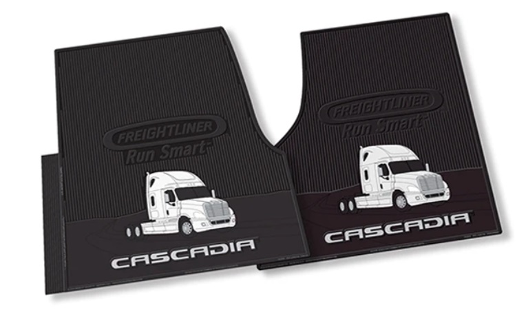 Freightliner Cascadia Rubber All-Weather Floor Mats - PDT CASCFM