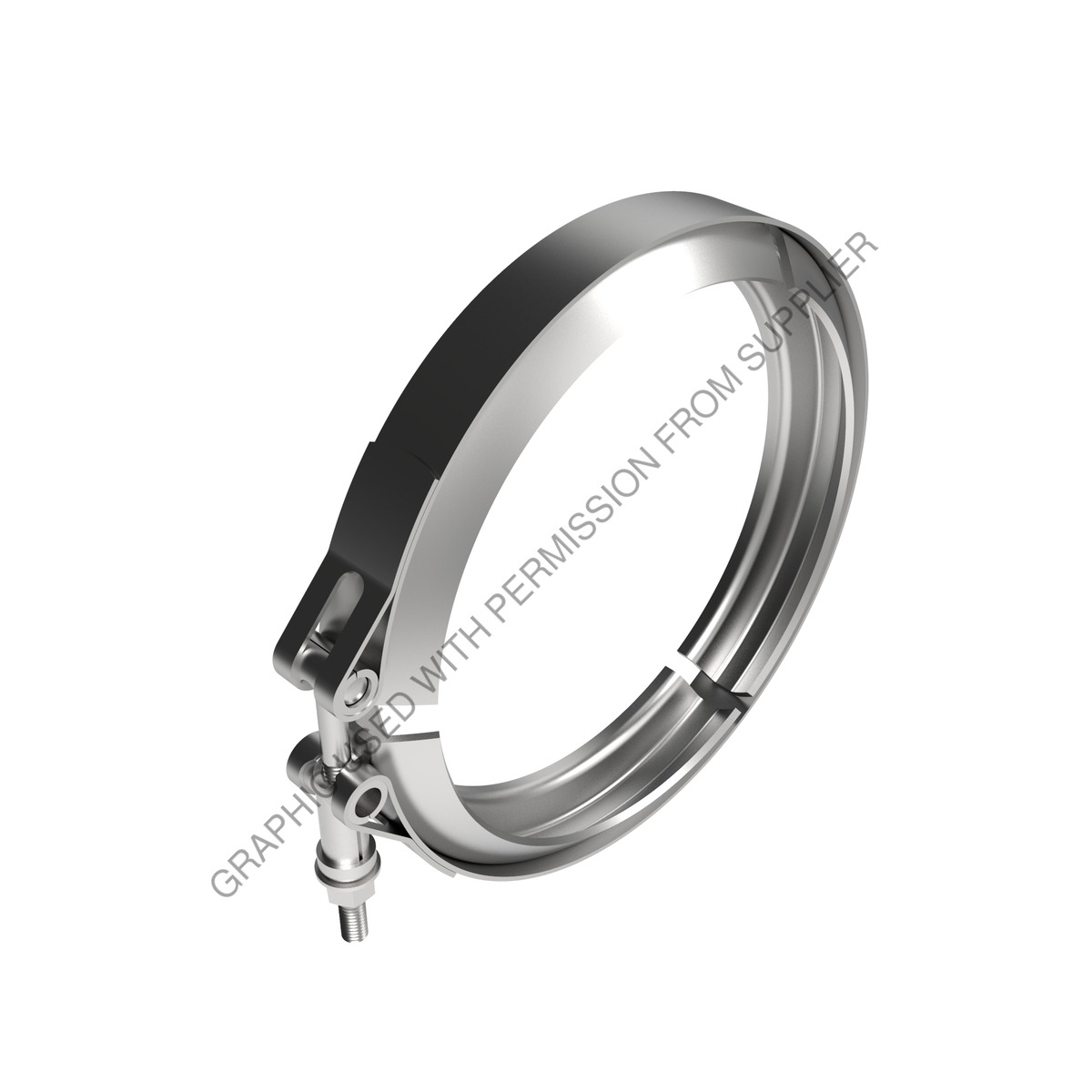 Freightliner TCX T130158342AB2 Exhaust Clamp - 5 inch