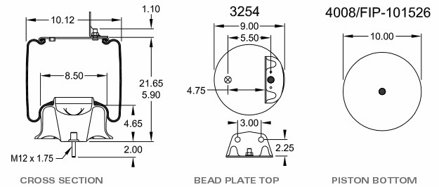 Firestone W01-358-8829 Air Spring