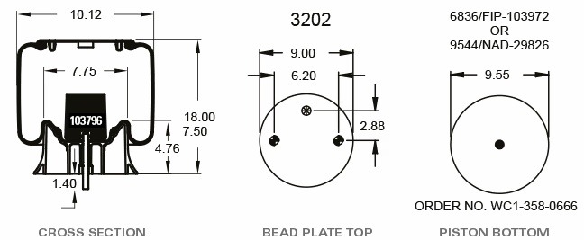 Firestone W01-358-9069 Air Spring