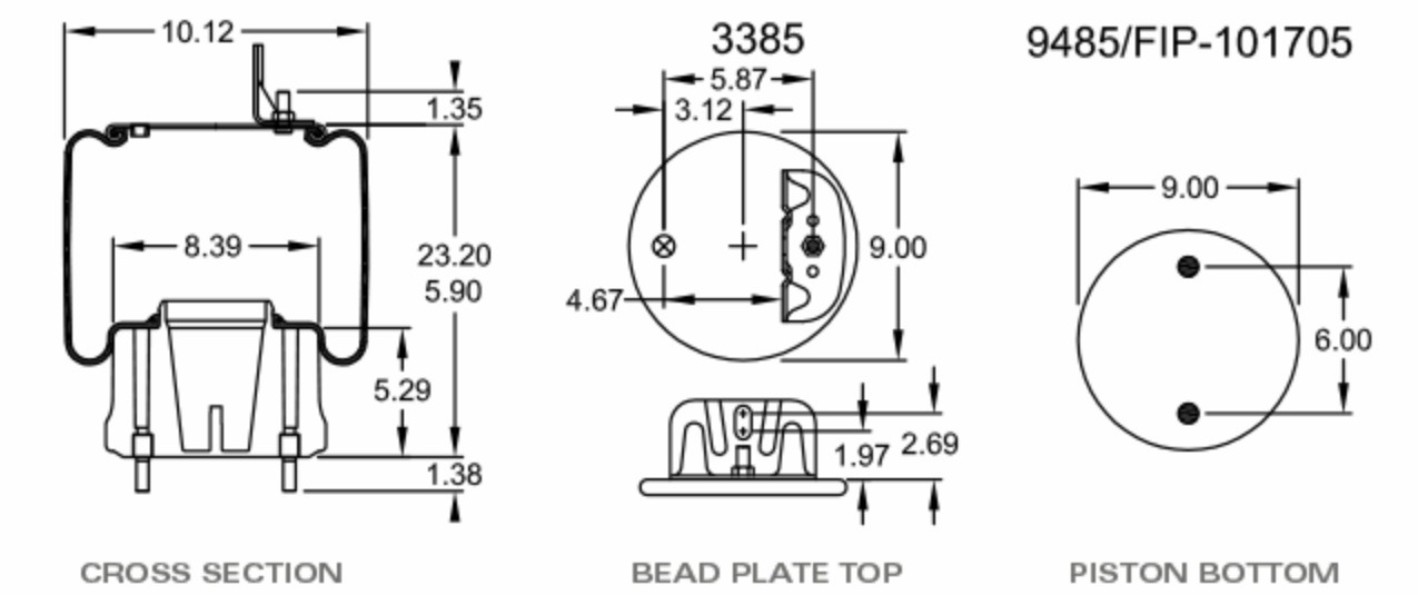Firestone W01-358-9865 Air Spring