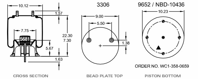 Firestone W01-358-9974 Air Spring